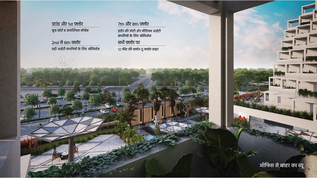 Tech park office space Indore