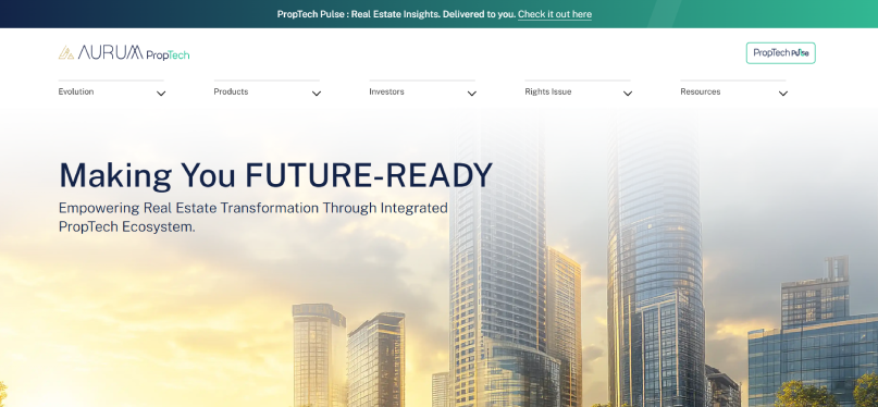 aurum proptech real estate technology company