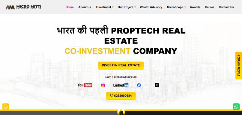 micro mitti indore real estate project