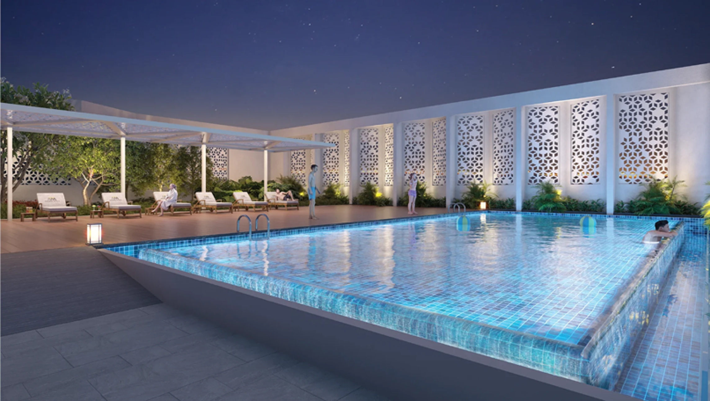 Rooftop Swimming Pool CyberCity
